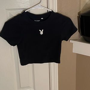 Black playboy shirt from Pacsun